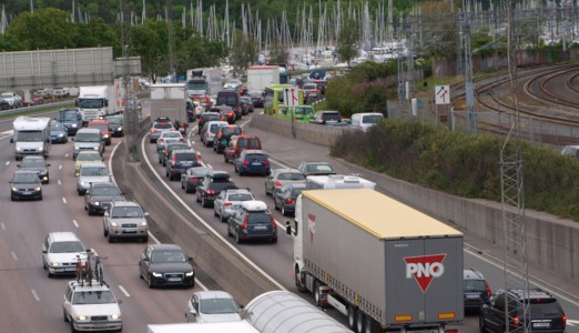 Trafikk på Drammensveien